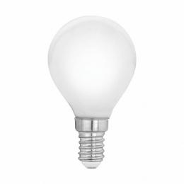 Лампа светодиодная Eglo E14 5W 2700K матовая 12548  - 1 купить