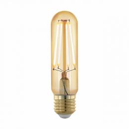 Лампа светодиодная филаментная диммируемая Eglo E27 4W 1700К золотая 11697  купить