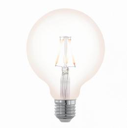 Лампа светодиодная филаментная диммируемая Eglo E27 4W 2200K прозрачный 11707  - 1 купить