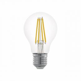 Лампа светодиодная филаментная диммируемая Eglo E27 6W 2700К прозрачная 11701  купить