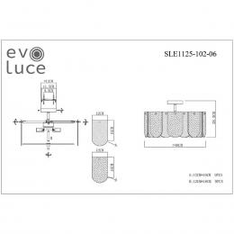 Потолочная люстра Evoluce Erzo SLE1125-102-06  - 1 купить