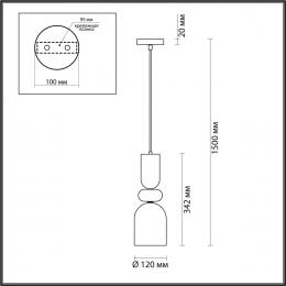 Подвесной светильник Lumion Moderni 5235/1  - 3 купить