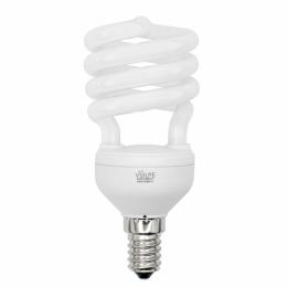 Лампа энергосберегающая E14 15W 2700K спираль матовая CFL-S T2 220-240V 15W E14 2700K 01674  купить