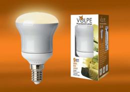 Лампа энергосберегающая Volpe E14 9W 2700K матовая CFL-R 50 220-240V 9W E14 2700K 02979  купить