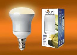 Лампа энергосберегающая Volpe E14 9W 4200K матовая CFL-R 50 220-240V 9W E14 4200K 04282  - 1 купить