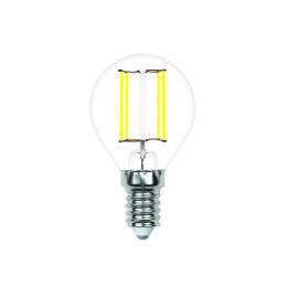 Лампа светодиодная филаментная Volpe E14 6W 4000K прозрачная LED-G45-6W/4000K/E14/CL/SLF UL-00008317  - 1 купить