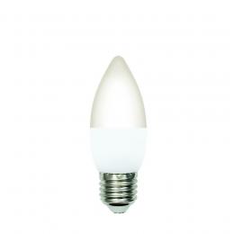 Лампа светодиодная Volpe E27 7W 3000K матовая LED-C37-7W/3000K/E27/FR/SLS UL-00008790  купить