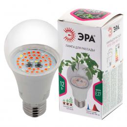 Лампа светодиодная для растений ЭРА E27 12W 1310K прозрачная Fito-12W-RB-E27 Б0050601  - 1 купить
