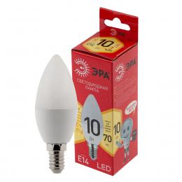 Лампа светодиодная ЭРА E14 10W 2700K матовая LED B35-10W-827-E14 RБ0049641  - 1 купить