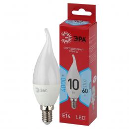 Лампа светодиодная ЭРА E14 10W 4000K матовая LED BXS-10W-840-E14 R Б0051849  купить