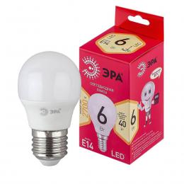 Лампа светодиодная ЭРА E14 6W 2700K матовая LED P45-6W-827-E14 R Б0051058  - 1 купить