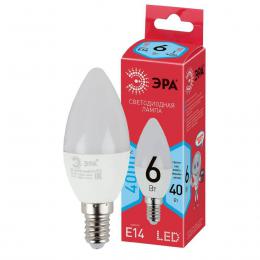 Лампа светодиодная ЭРА E14 6W 4000K матовая LED B35-6W-840-E14 R Б0051057 купить