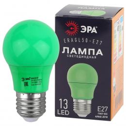 Лампа светодиодная ЭРА E27 3W 3000K зеленая ERAGL50-E27 Б0049579  купить