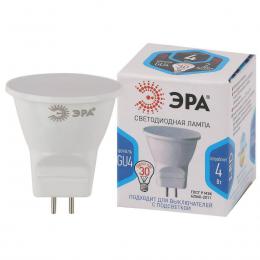 Лампа светодиодная ЭРА GU4 4W 4000K матовая LED MR11-4W-4000K-GU4 Б0049066  - 1 купить