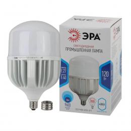 Лампа светодиодная сверхмощная ЭРА E27/E40 120W 4000K матовая LED POWER T160-120W-4000-E27/E40 Б0051793  - 1 купить